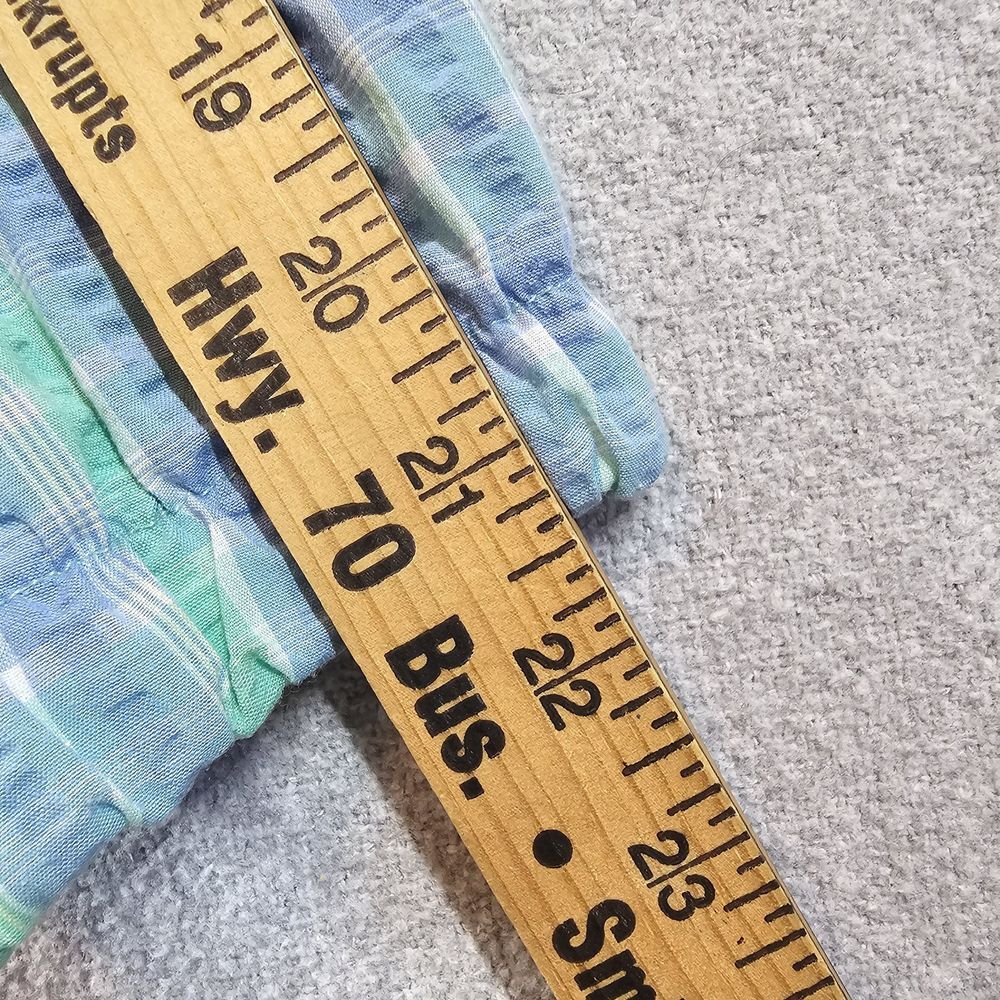 Blast Petites Jacket Cottagecore Grannycore Retro Floral Plaid Blue Green PS - Picture 10 of 12